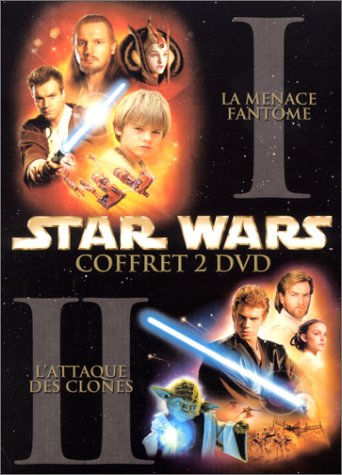 Star Wars : Episode 1, la menace fantôme / Star Wars : Episode II, l'attaque des clones - Coffret 2 DVD 3344428009489