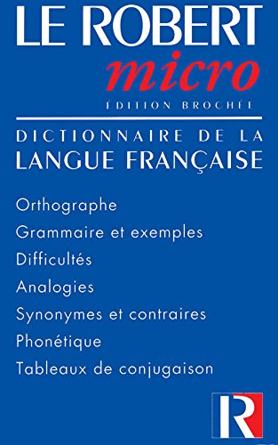 Le Robert micro: Dictionnaire d'apprentissage de la langue française 9782850364044