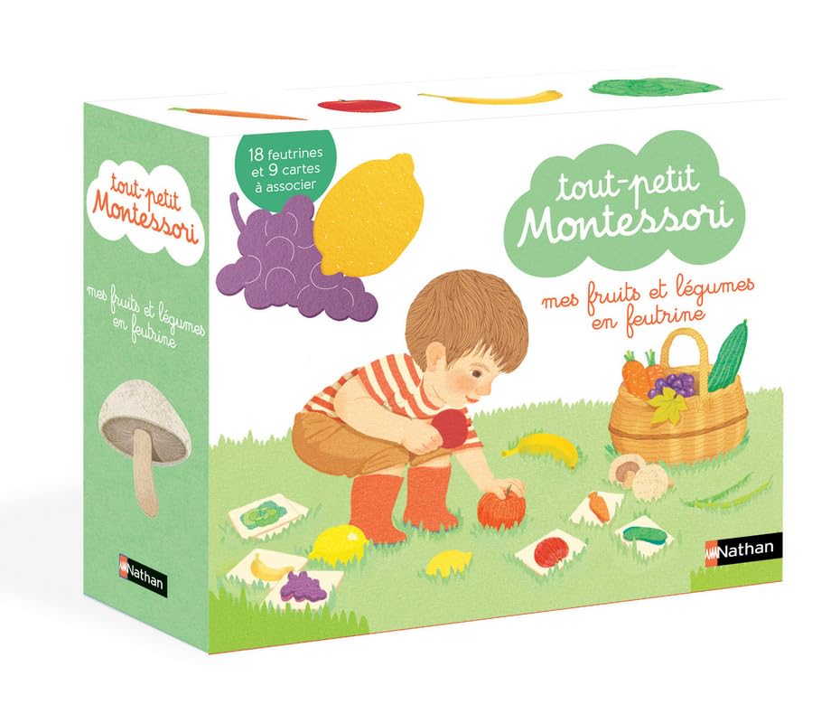 Tout-petit Montessori - Les fruits et légumes - Dès 15 mois 9782092789582