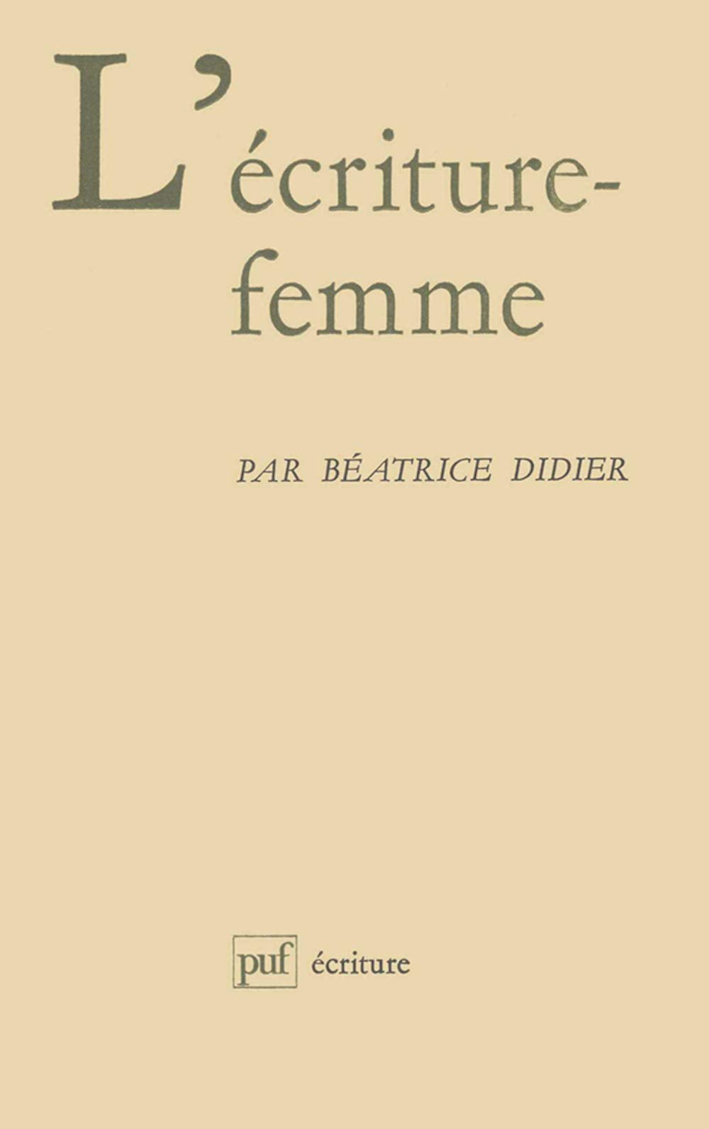 L'écriture-femme 9782130441021