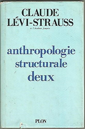 Anthropologie structurale deux 9780097822617