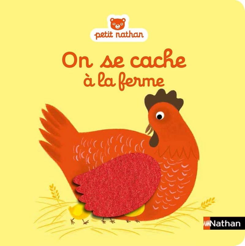 On se cache à la ferme - Livre à toucher - dès 6 mois 9782092491577