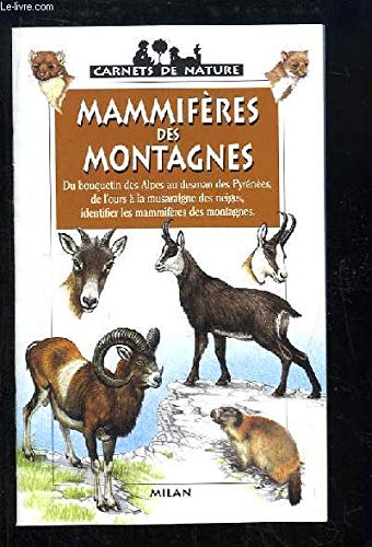 Mammifères des montagnes 9782841133253