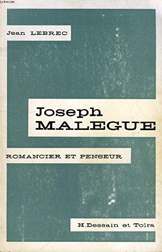 Joseph Malegue Romancier et penseur