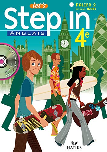 Let's Step In 4ème, Livre de l'élève + CD audio-rom, version enseignant 9782218931000