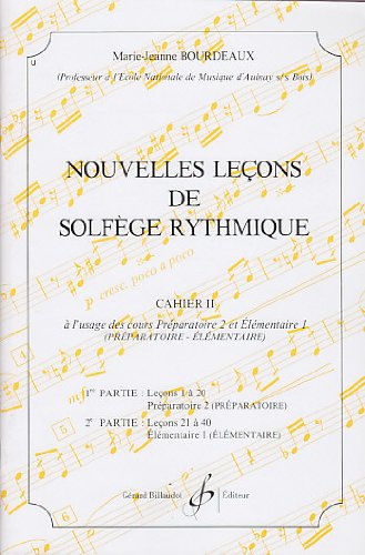 Nouvelles lecons de solfege rythmique volume 2 9790043041115