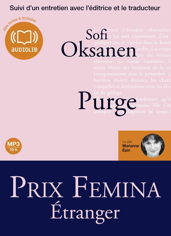 Purge (op) : Audio livre - 1 CD MP3 - 698 Mo 9782356412669