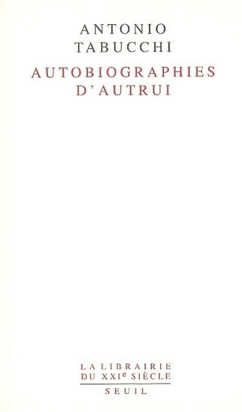 Autobiographies d'autrui 9782020552653