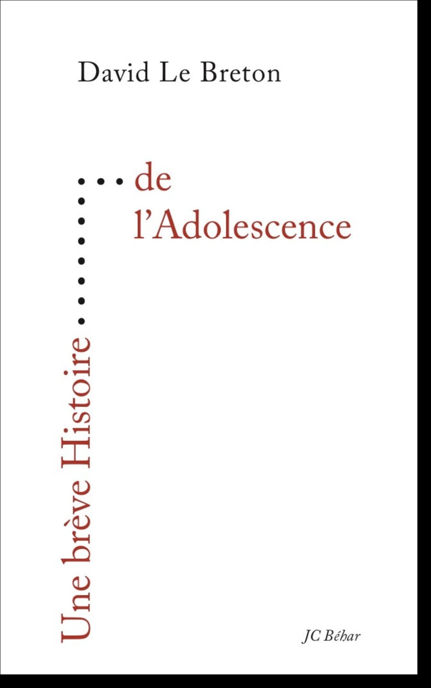 Une brève histoire de l'adolescence 9782915543452