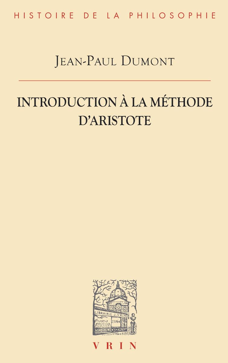 Inroduction à la méthode d'Aristote 9782711611195