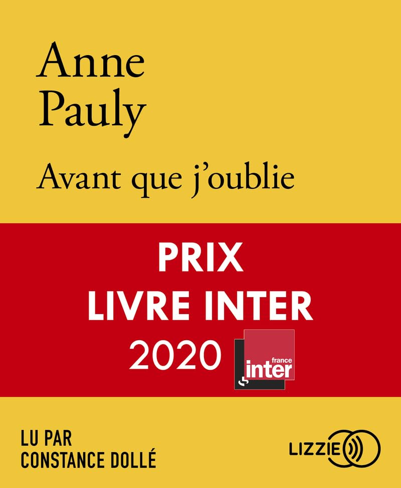 Avant que j'oublie 9791036614293