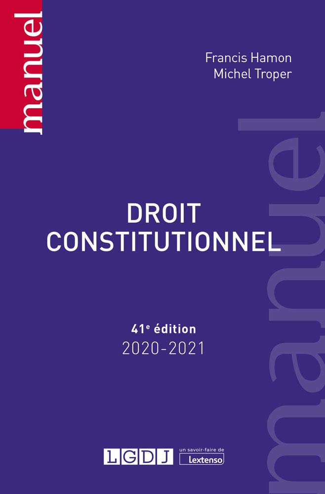 Droit constitutionnel (2020-2021) 9782275072487
