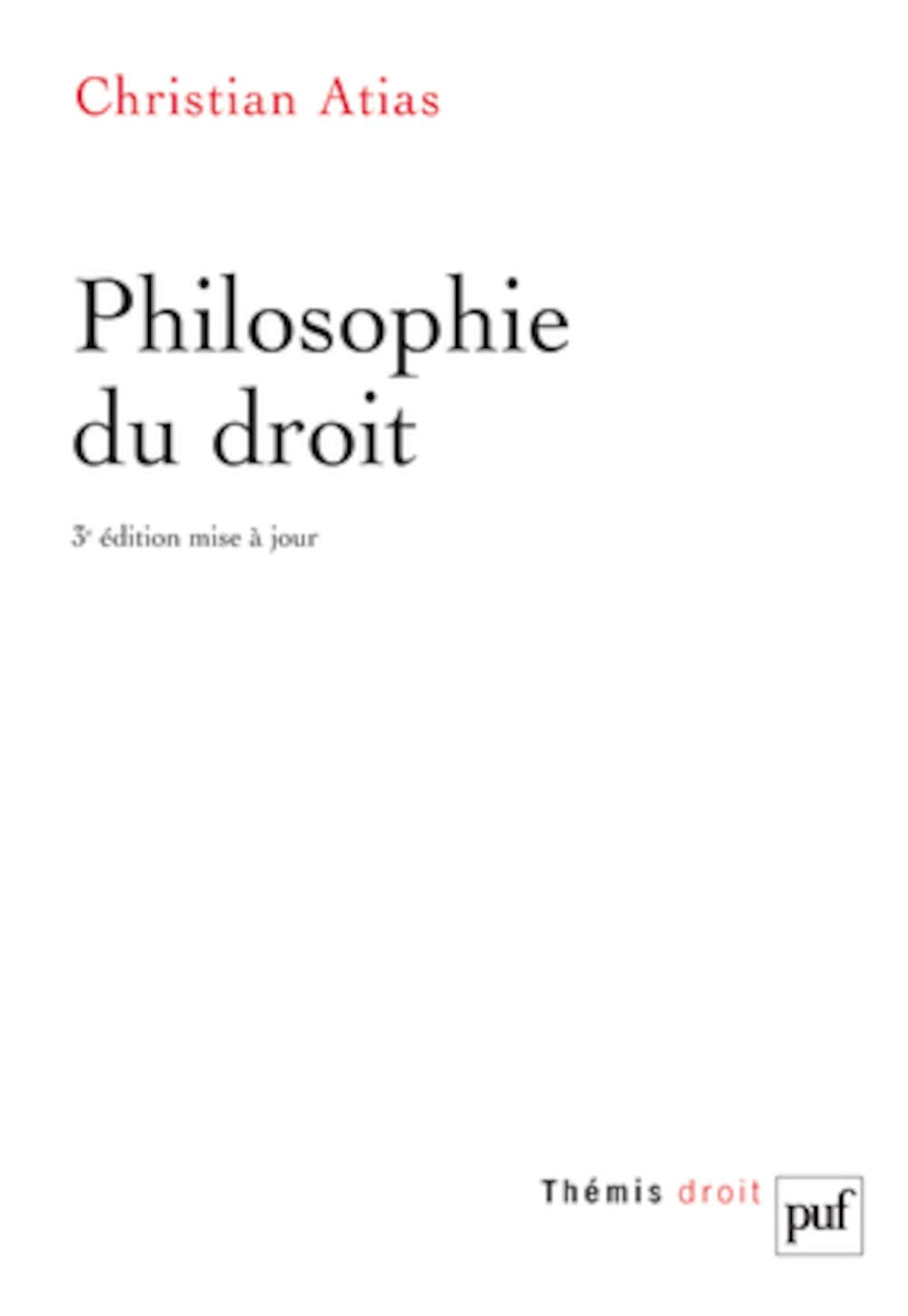 Philosophie du droit 9782130577683