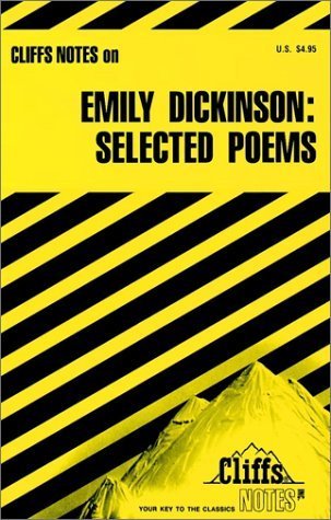 Cliffsnotes Emily Dickinson: Selected Poems 9780822004325