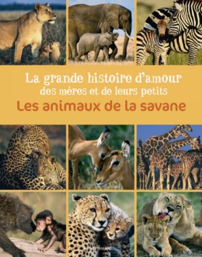 Les Animaux de la savane: LA GRANDE HISTOIRE D'AMOUR DES MERES ET DE LEURS PETITS 9782081631762