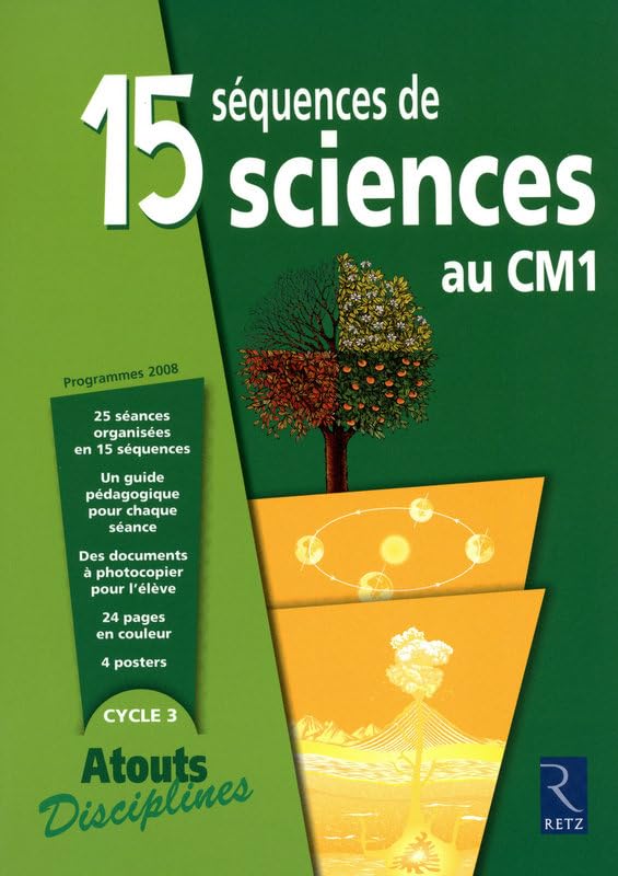 15 SEQUENCES SCIENCES CM1 9782725628141