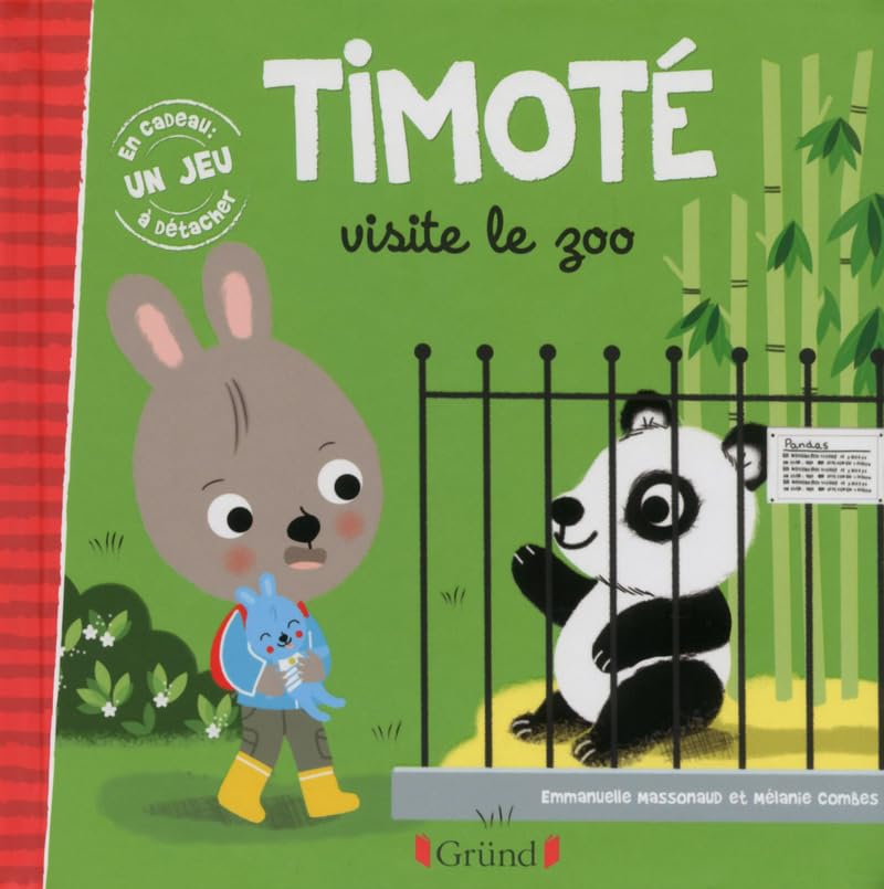 Timoté au zoo – Album jeunesse – À partir de 2 ans 9782324003462
