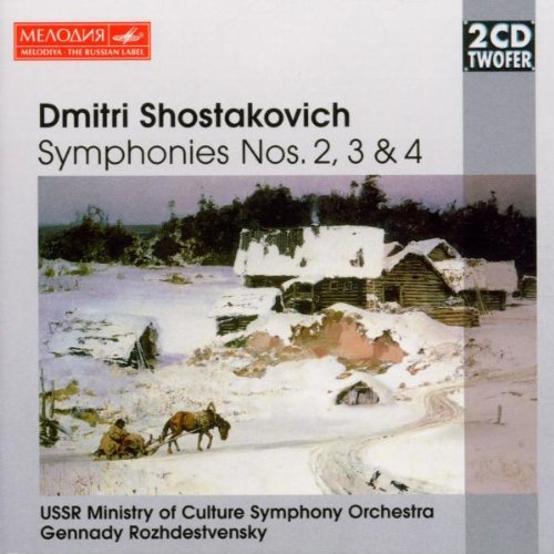 Chostakovitch : Symphonies n° 2, 3 et 4 0743216346226