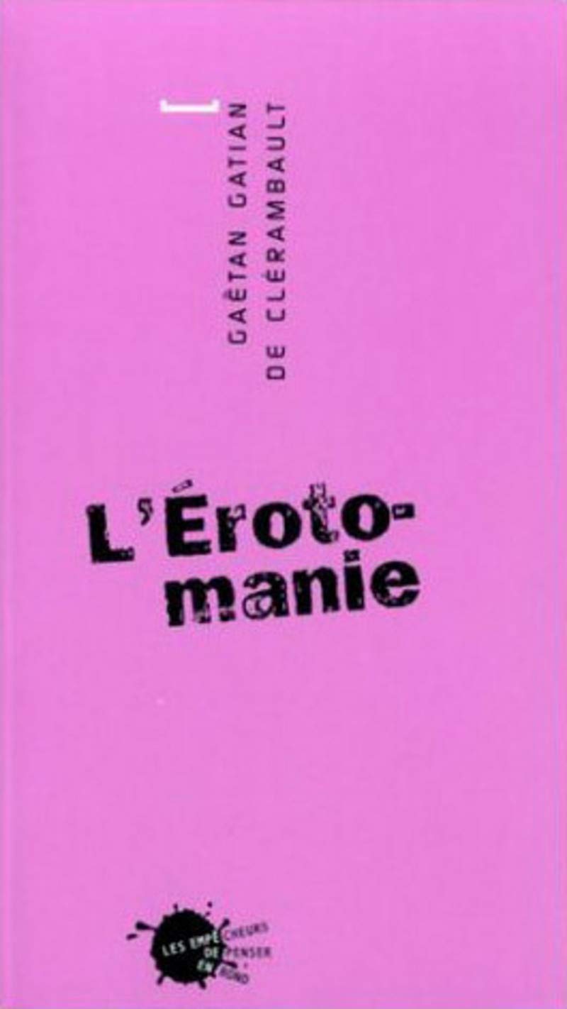 L'Erotomanie 9782846710350