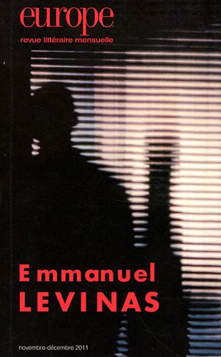 EMMANUEL LEVINAS N 991 992 NOV DEC 2011 9782351500446