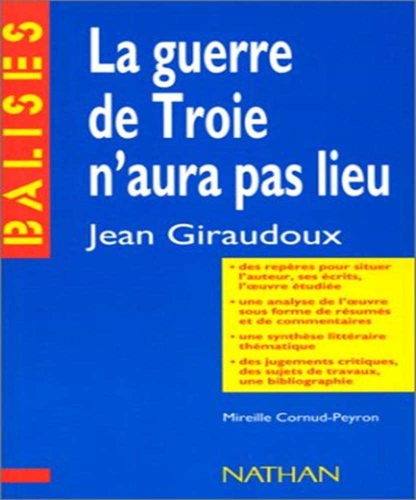 La Guerre de Troie n'aura pas lieu 9782091886190