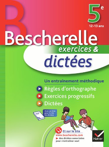 Bescherelle exercices & dictées 5e 9782218949340