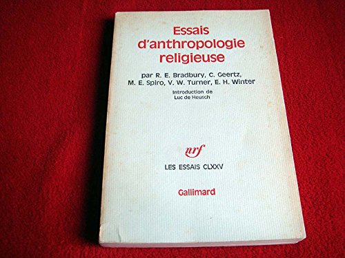 Essais d'anthropologie religieuse 9782070283507