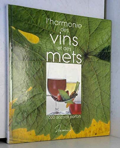 L'Harmonie des Vins et des Mets 9783907499801