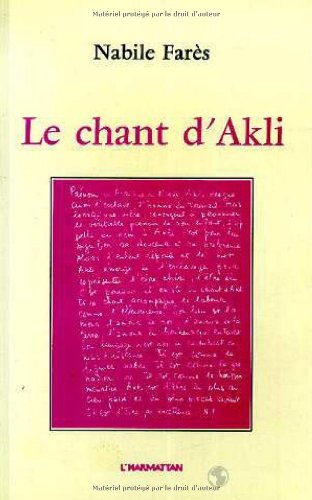Le chant d'Akli 9782858021918