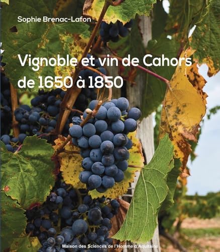 Vignoble et vin de Cahors de 1650 à 1850 9782858926220