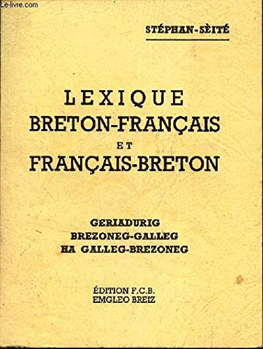 Lexique breton-français et français-breton