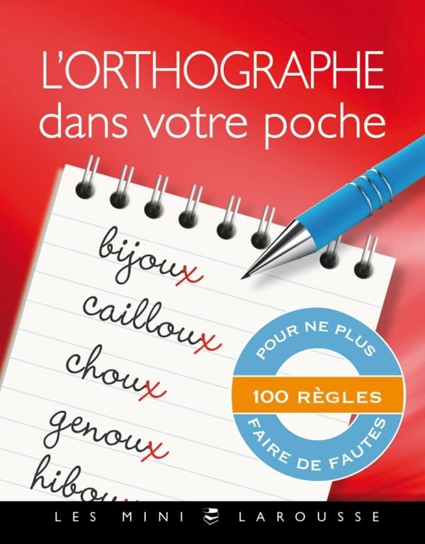 L'orthographe dans votre poche 9782035865939