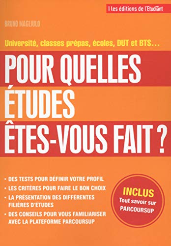 Pour quelles études êtes vous fait ? 9782817606286