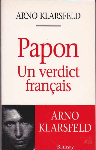 Papon, un verdict français 9782841143276