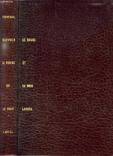 Le rouge et le noir, lamiel 3665375156027