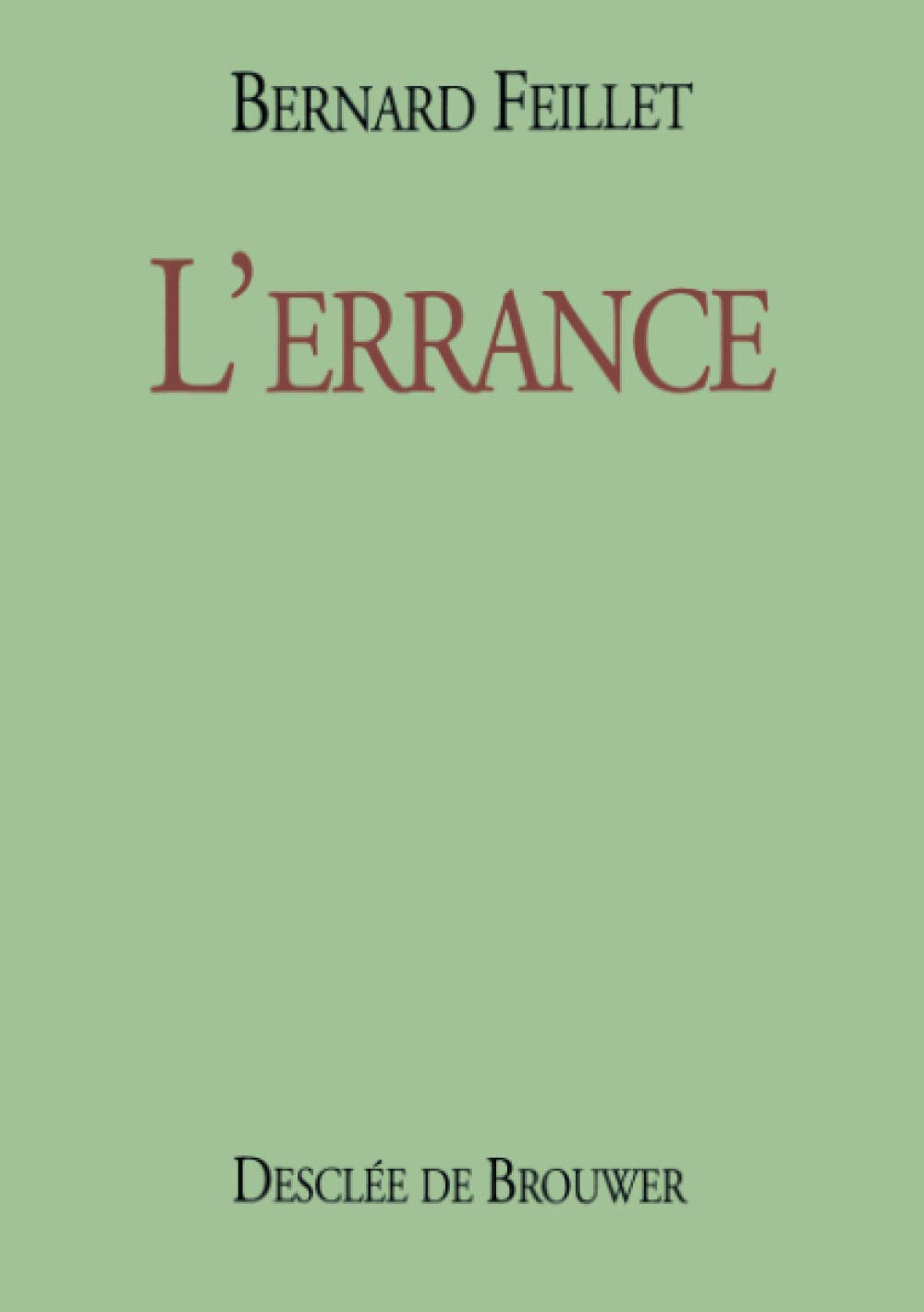 L'errance 9782220039275