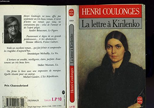La lettre à Kirilenko 9782253056751