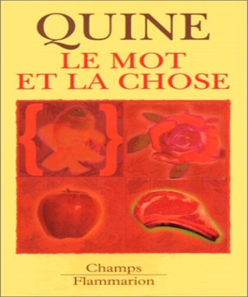 Mot et la chose (Le) 9782080814500
