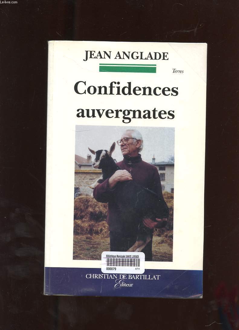 CONFIDENCES AUVERGNATES -ANC ED- 9782905563873