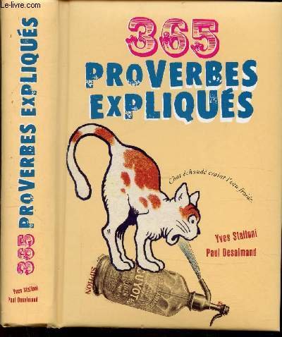 365 proverbes expliqués 9782298045031