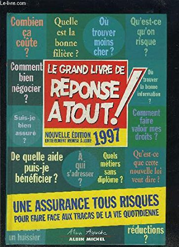 Grand Livre de "Réponse à tout" 1997 9782226086730
