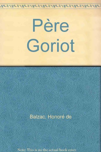 Le père Goriot 9782501023788