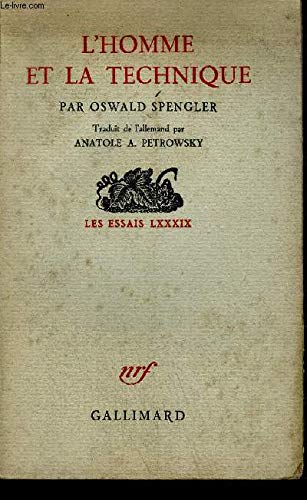 L'HOMME ET LA TECHNIQUE 9782070260485
