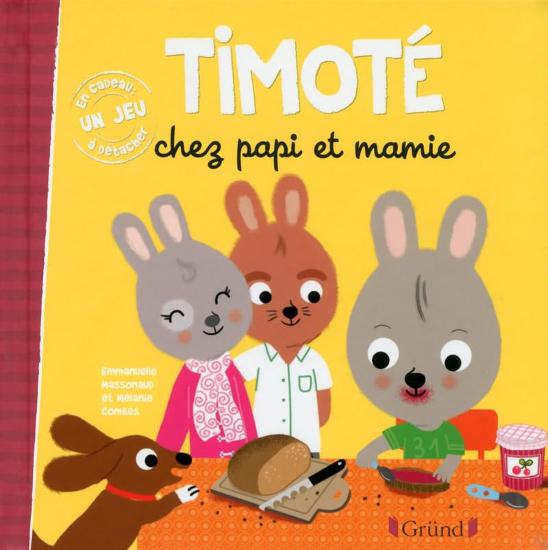 Timoté chez Papi et Mamie – Album jeunesse – À partir de 2 ans 9782324003455