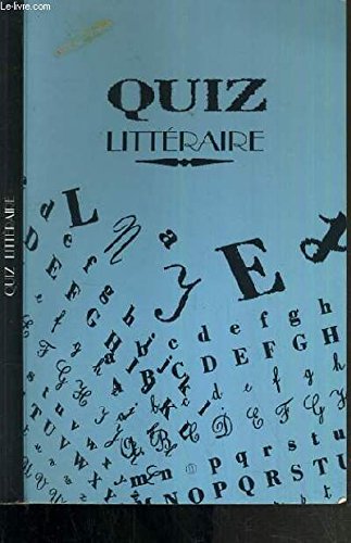 Quiz litteraire 9782286026202
