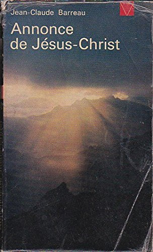 Annonce de jésus christ