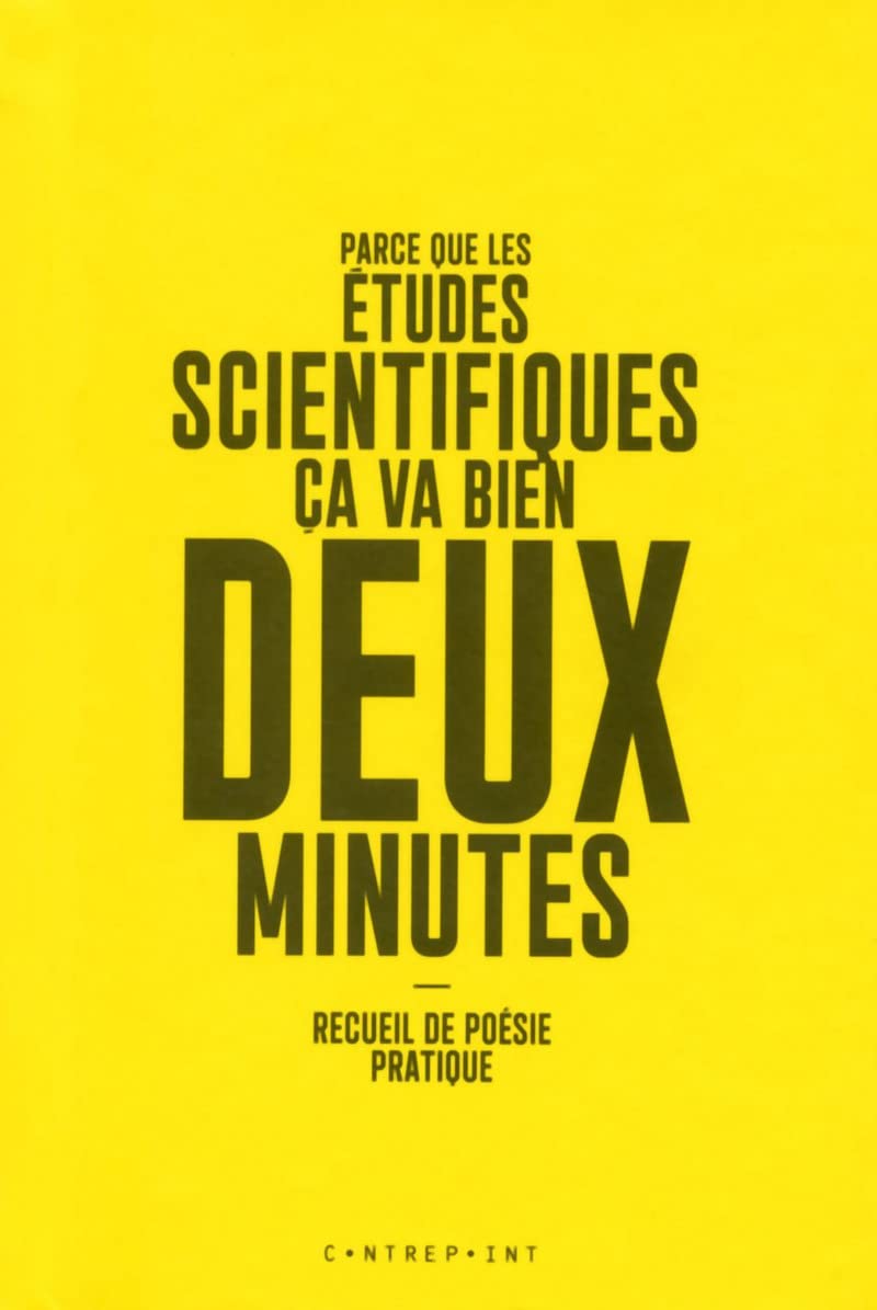 Parce que les études scientifiques ça va bien deux minutes 9782370630186