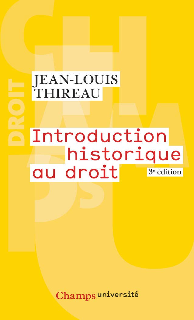 Introduction historique au droit 9782081228993