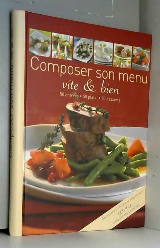 COMPOSER SON MENU VITE ET BIEN 9783625121909