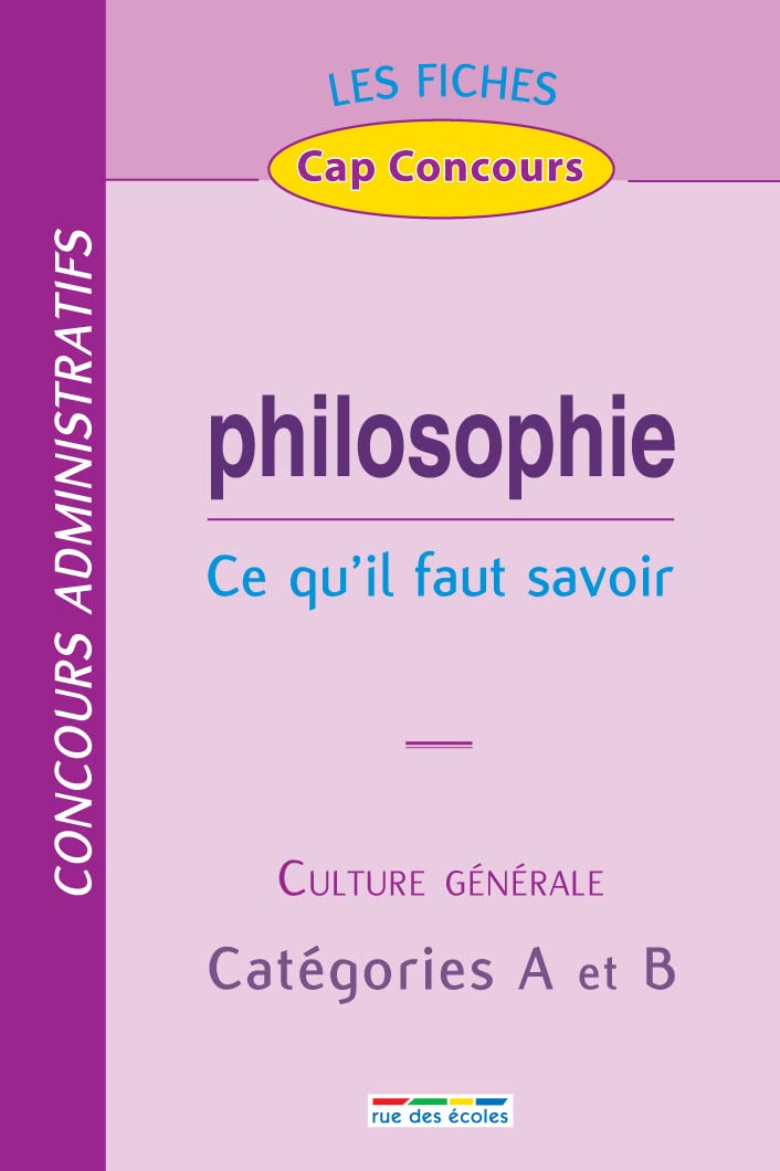 Fiches philosophie catégorie A et B 9782844314543